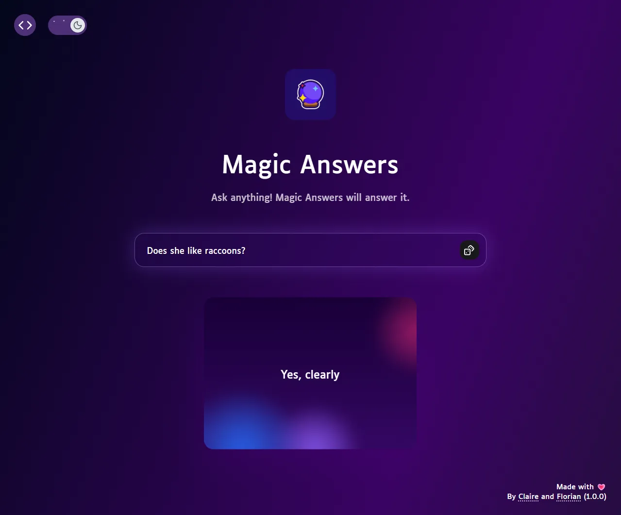 Magic Answers