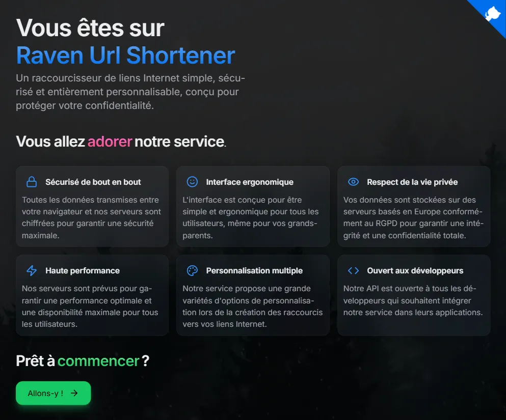 Raven Url Shortener